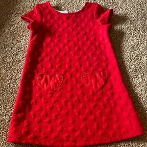 Cat & Jack toddler heart pocket dress